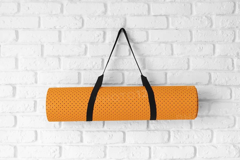 Yoga mat hanging wall2. Resolution and high quality beautiful photo