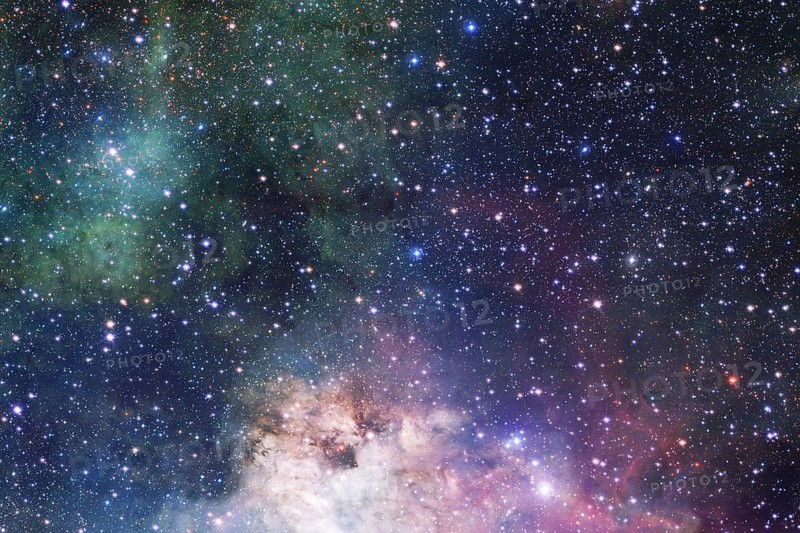 Outer space, cosmic landscape. Nebula. Elements of this image furnished by NASA