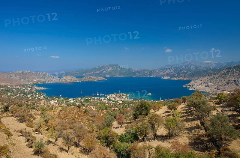 Selimiye near Marmaris, Turkish Aegean Sea, Coast, Turkey, Asia