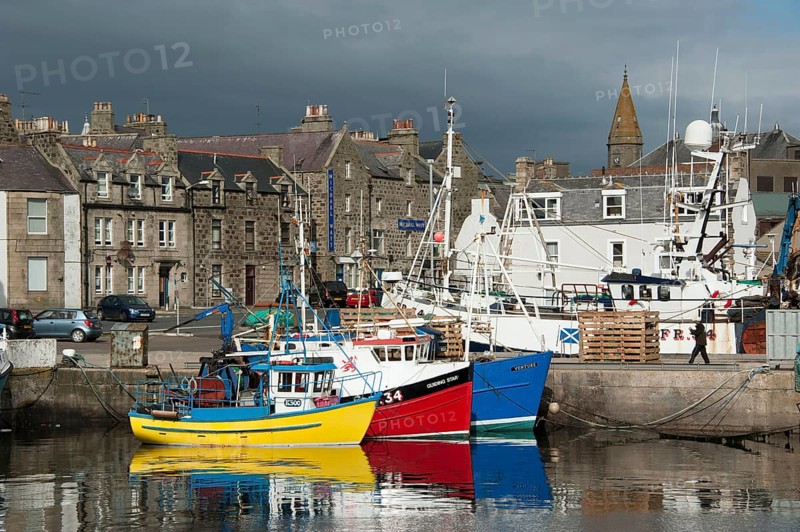 Harbour and old town, Fraserburgh, Aberdeenshire, Scotland, United Kingdom, Europe