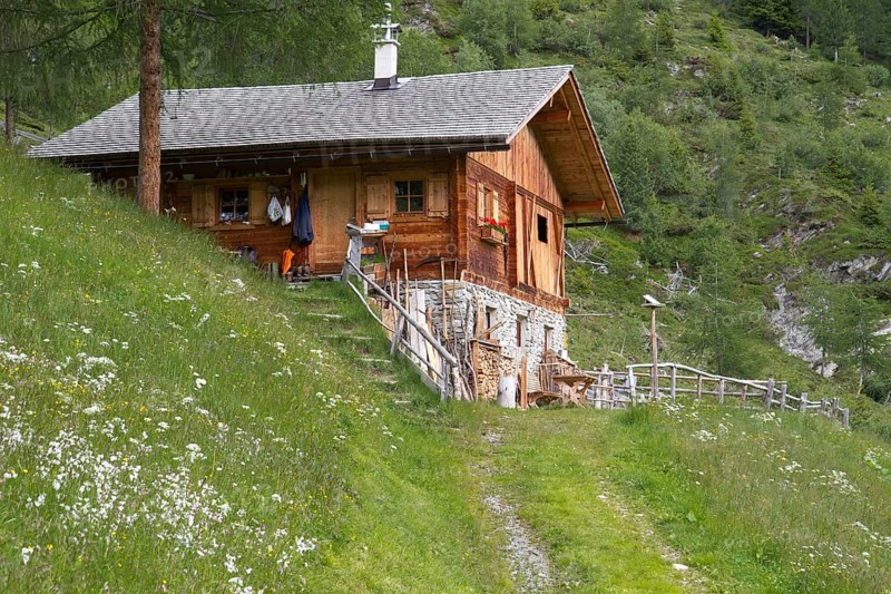 Mountain hut in South Tyrol
