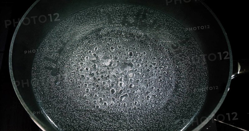 Hot Boiling Water in a saucepan