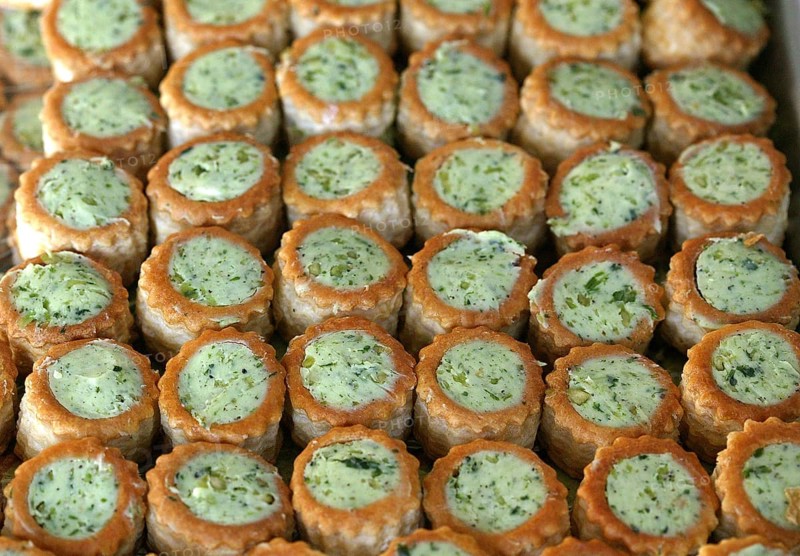Vol au vent, pie house, pâté, puff pastry, SNAIL VOL AU VENT