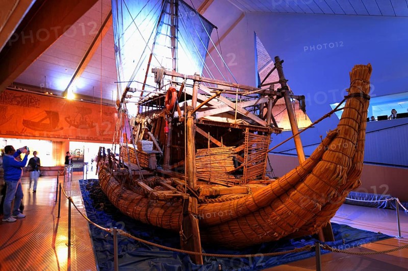 Papyrus ship Ra-2, Kon-Tiki Museum, Oslo, Norway, Thor-Heyerdahl Museum, Europe
