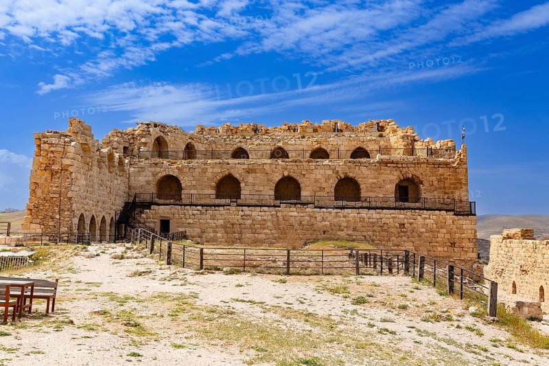 Dungeon, Kerak Castle or Al-Karak Castle, Jordan, Asia