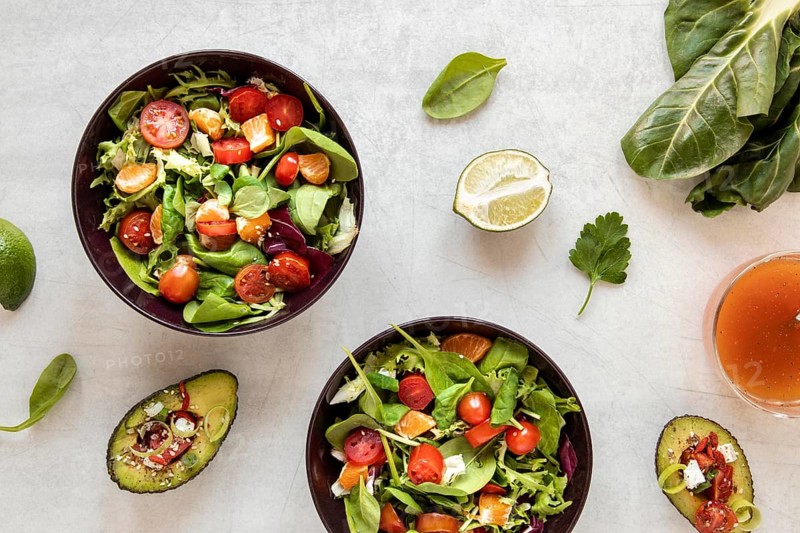 Fresh salad plate