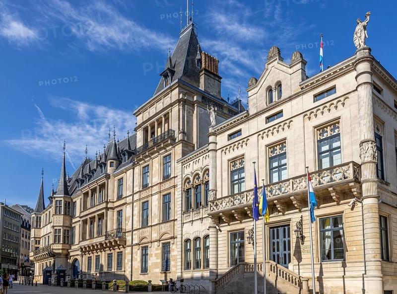 Grand Ducal Palace (Palais Grand-Ducal), residence of the Grand Duke of Luxembourg, Luxembourg, Grand Duchy of Luxembourg, Europe
