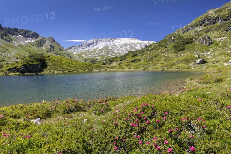 One of the Giglachseen lakes in Styria, Austria, in summer, Europe