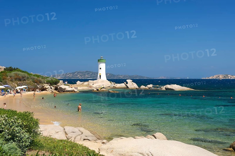 Beach, Porto Faro, Capo d'Orso Lighthouse, Sardinia, Italy, Europe
