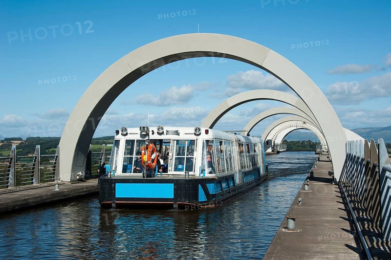 Union Canal, Falkirk Wheel, Bonnybridge, Falkirk, Scotland, United Kingdom, Europe