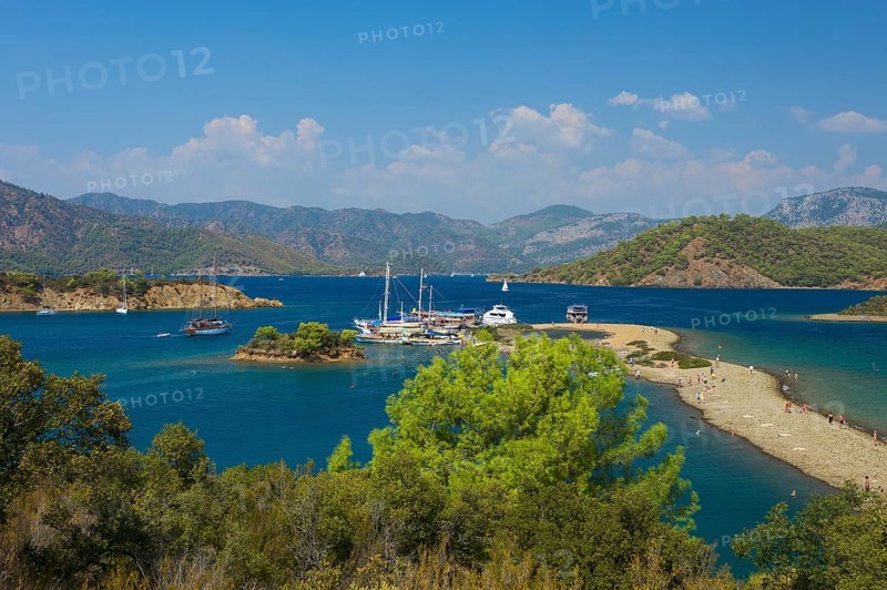 Calis Beach Island, Adlar, 12 Island Tour Excursion, Fethiye, Turkish Aegean, Turkish Aegean, Turkey, Asia