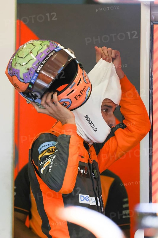 MELBOURNE, AUSTRALIA, APRIL 8: Daniel Ricciardo of McLaren F1 Team after 2nd practice at the 2022 Australian Formula 1 Grand Prix on 8th April 2022