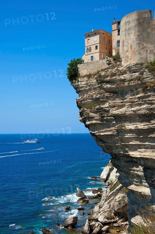 Upper Town, Bonifacio, Corsica, France, Europe