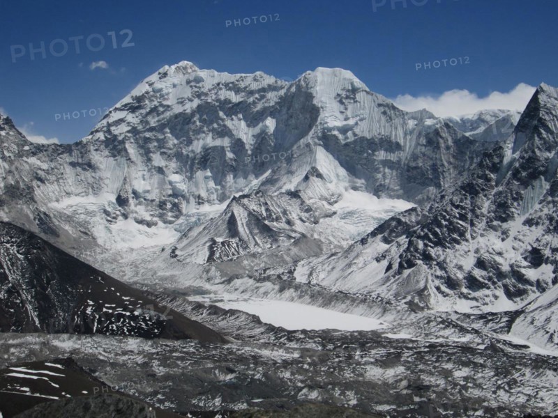 Frozen Lake Imja Tsho, Everest Region