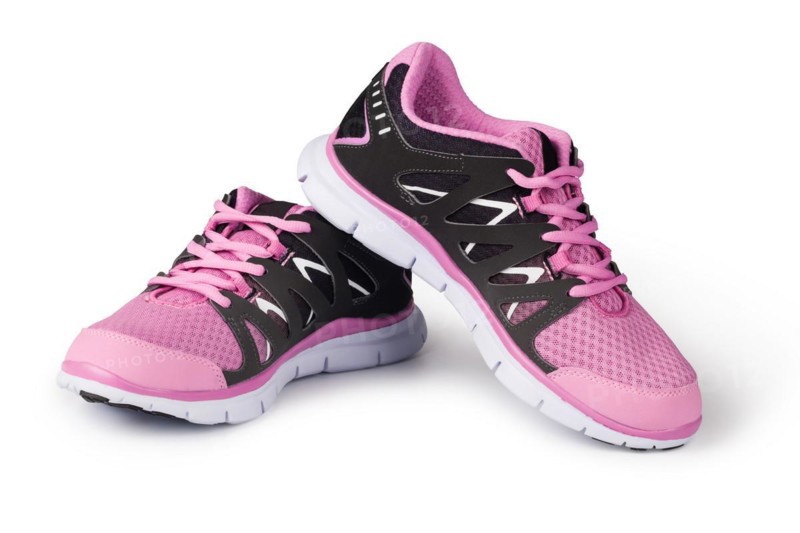 New running shoe isolated on white background