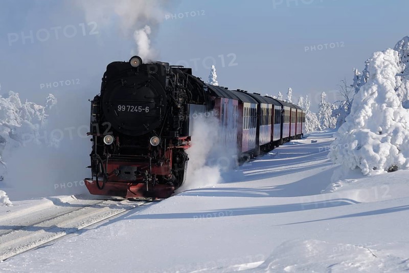 Brockenbahn, Harz National Park, Saxony-Anhalt, Germany, Europe