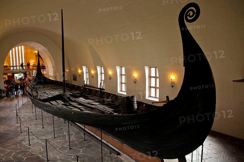 Viking ship, Bygdoy, Olso, Norway, Europe
