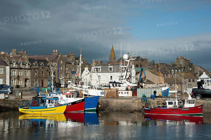 Harbour and old town, Fraserburgh, Aberdeenshire, Scotland, United Kingdom, Europe