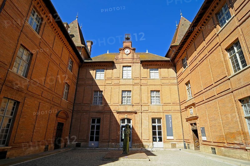 Ingres Museum, Jean Auguste Dominique, Musee, old bishop's palace, Montauban, Tarn-et-Garonne department, Midi-Pyrenees, France, Europe