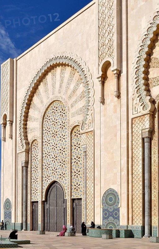 Casablanca city centre, mosque in the city centre, Hassan II Mosque