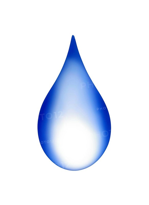 The perfect shape of a drop of water