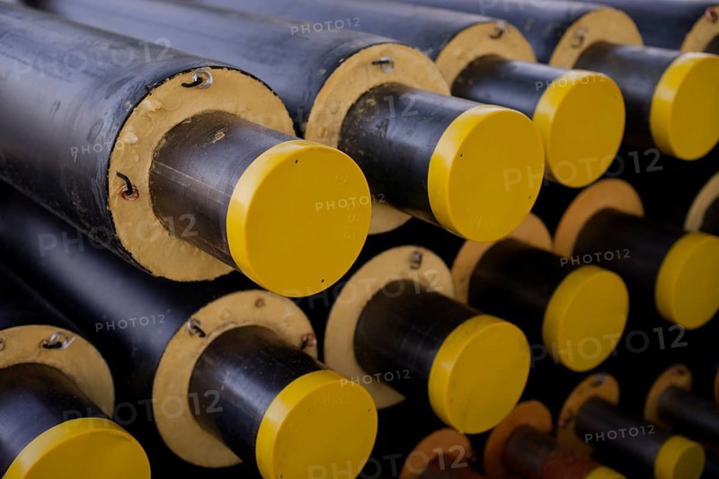 District heating pipe system, energy transition, energy supply, district heating, pipes, Schwäbisch Hall, Baden-Württemberg, Germany, Hohenlohe, Heilbronn-Franconia, Europe