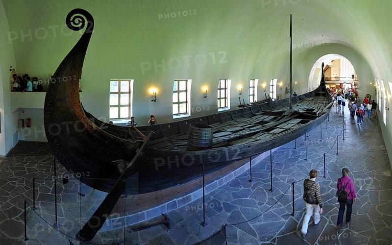 Wooden ship, Viking ship house, Viking ship museum, Viking museum, Oslo, Norway, Vikingskipshuset, Europe