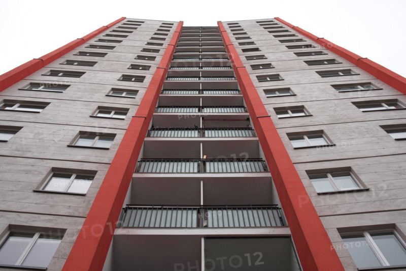 Point tower built as part of the 1957 International high-rise building Exhibition in the Hansaviertel neighbourhood, Mitte district, Berlin, Germany, Europe