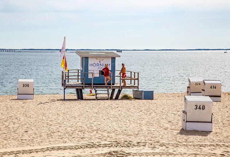 Beach station, rescue station, Oststrand, Hörnum, Sylt