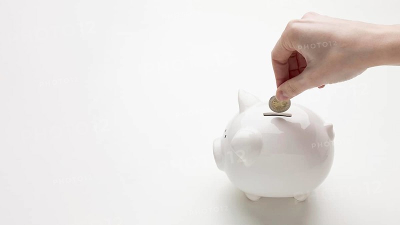 Concept economy with piggy bank money. Resolution and high quality beautiful photo