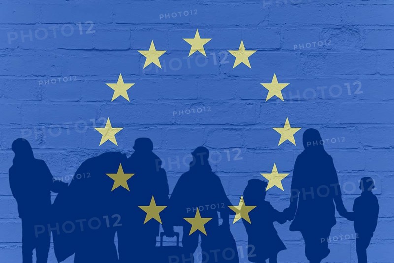 Arrival of refugees in Europe