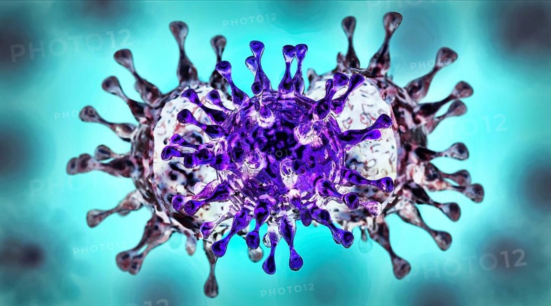 Symbolic image on the subject of virus mutation