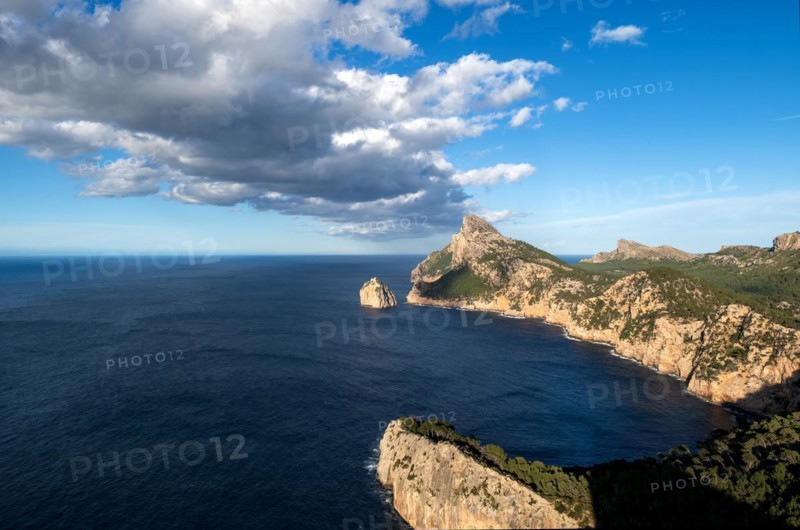 Viewpoint Mirador Es Colomer, Cap Formentor peninsula, Serra de Tramuntana, Majorca, Balearic Islands, Spain, Europe