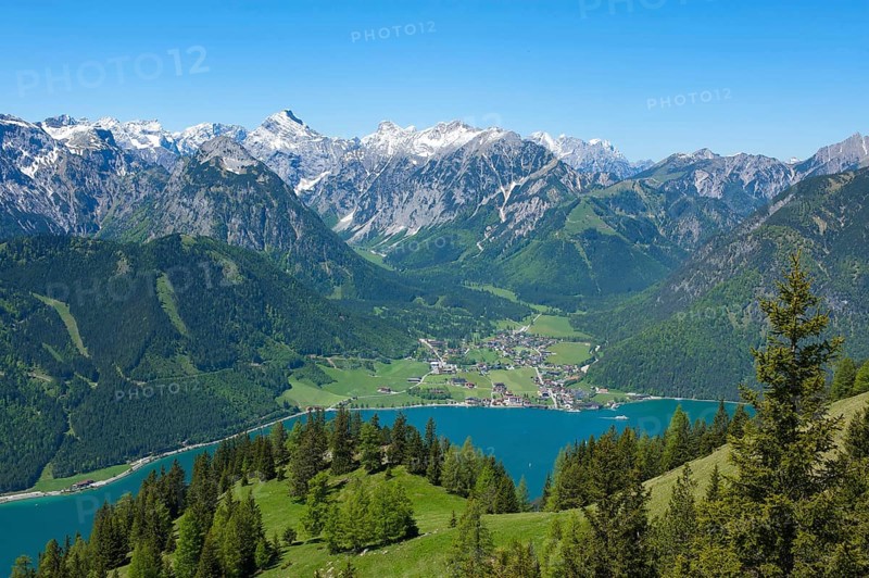 View of the Achensee, Tyrol, Austria, Europe