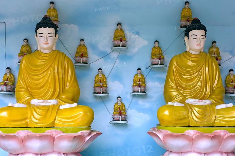 Quoc Tu Pagoda, Ho Chi Minh City, Saigon, Vietnam, Asia