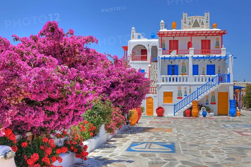 Villa, Mykonos, Cyclades, Greece, Europe