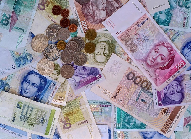 German Mark, Notes and Coins