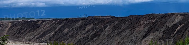 Nochten opencast lignite mine of Lausitz Energie Bergbau AG (LEAG) in Lower Lusatia, Boxberg, Saxony, Germany, Europe