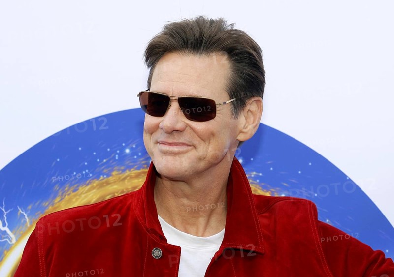 Jim Carrey at the Los Angeles premiere of 'Sonic the Hedgehog' held at Paramount Theatre in Los Angeles, USA on January 25, 2020
