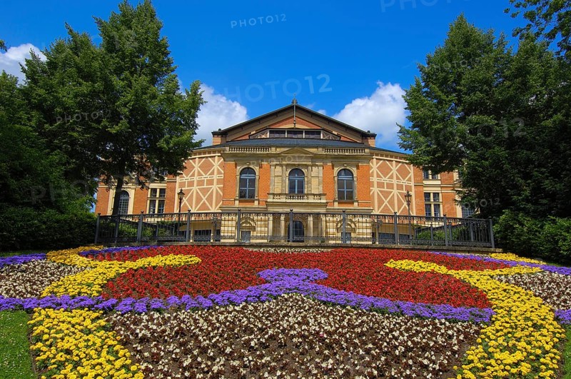 Bayreuth, Festival Richard Wagner Opera House, Bayreuth Festival Theatre, Opera House, Upper Franconia, Franconia, Bavaria, Germany, Europe