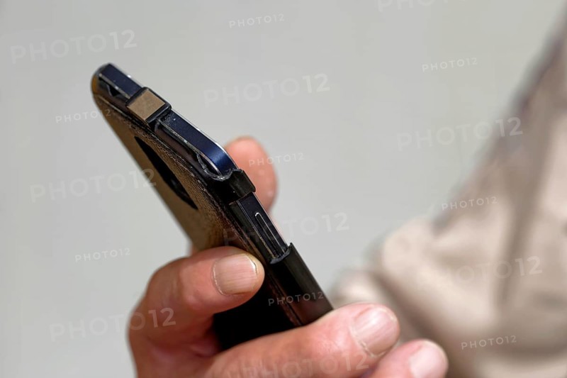 Senior with mobile phone
