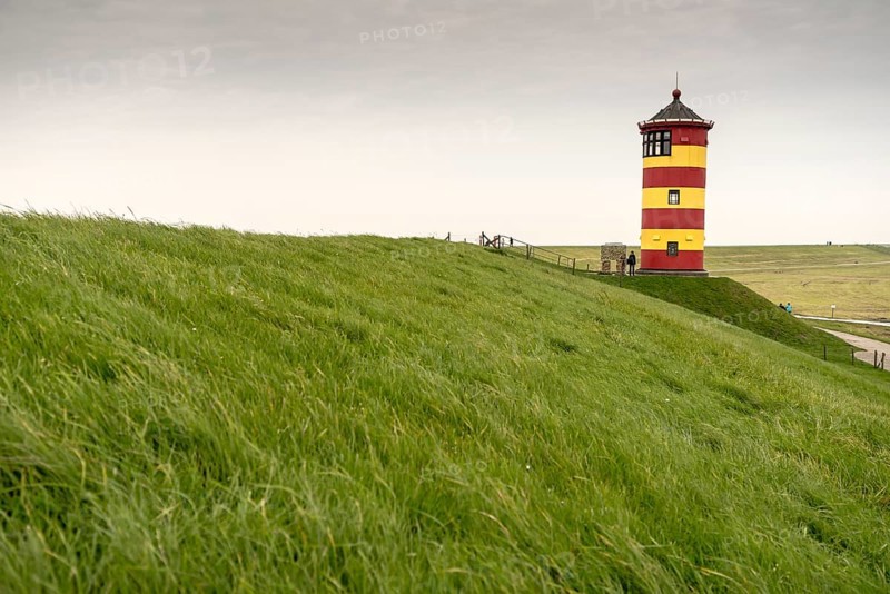 Pilsum lighthouse, Pilsum, East Frisia, Lower Saxony, Germany, Europe
