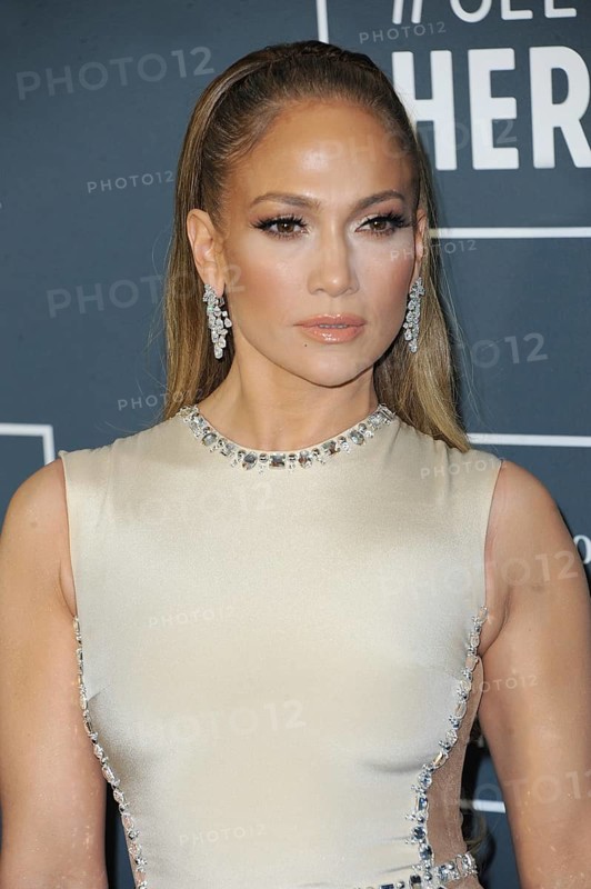 Jennifer Lopez at the 25th Annual Critics' Choice Awards held at the Barker Hangar in Santa Monica, USA on January 12, 2020