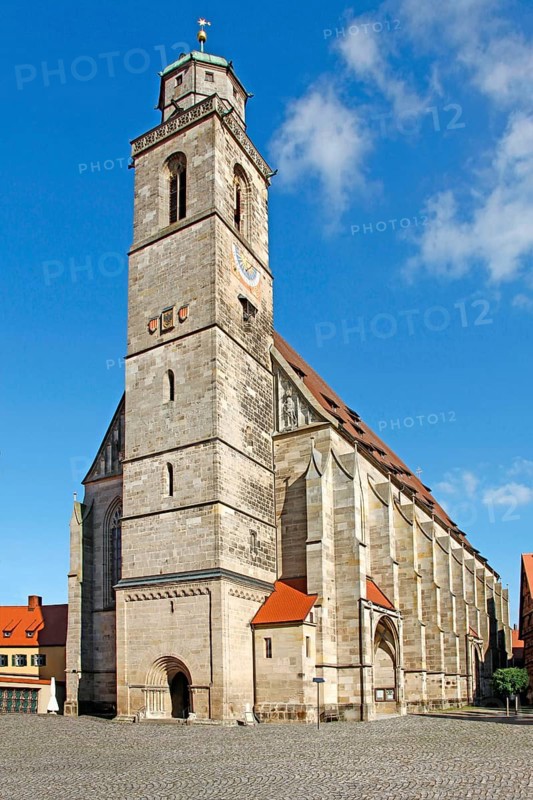 St. George's Minster, Dinkelsbühl, Middle Franconia, Bavaria, Germany, Europe