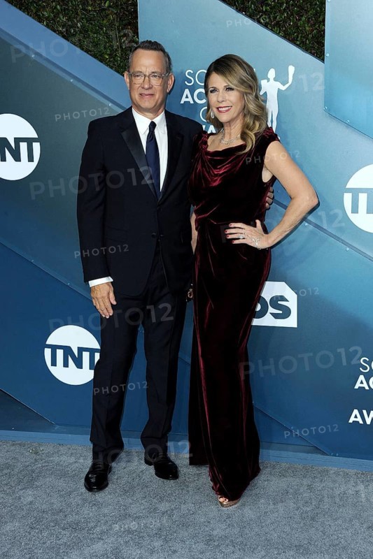 Tom Hanks and Rita Wilson at the 26th Annual Screen Actors Guild Awards held at the Shrine Auditorium in Los Angeles, USA on January 19, 2020