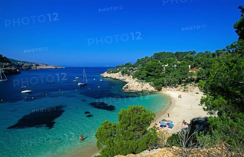 Cala Salada, Ibiza, Balearic Islands, Spain, Europe