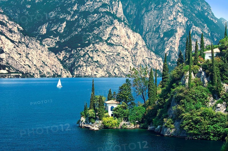 Villa near Malcesine, Lake Garda, Italy, Europe