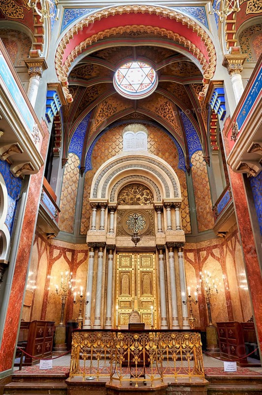 Prague Czech Republic. Jerusalem Synagogue