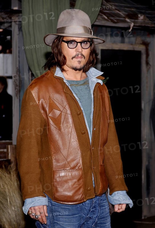 Johnny Depp at the Los Angeles premiere of 'Rango' held at the Regency Village Theatre in Westwood on February 14, 2011. Credit: Lumeimages.com