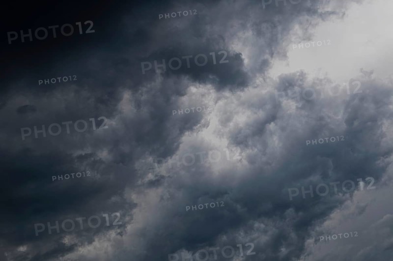 Dark tornado clouds, Province of Quebec, Canada, North America